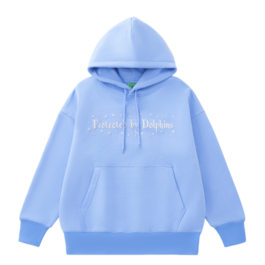 Protected by Dolphins Lightweight Hoodie