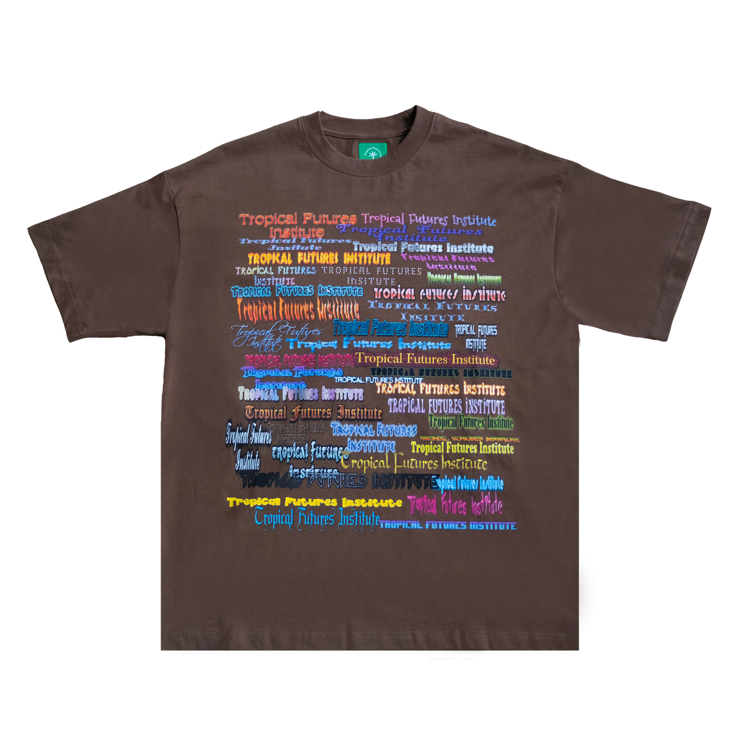 CoolText Logo on Brown Tee