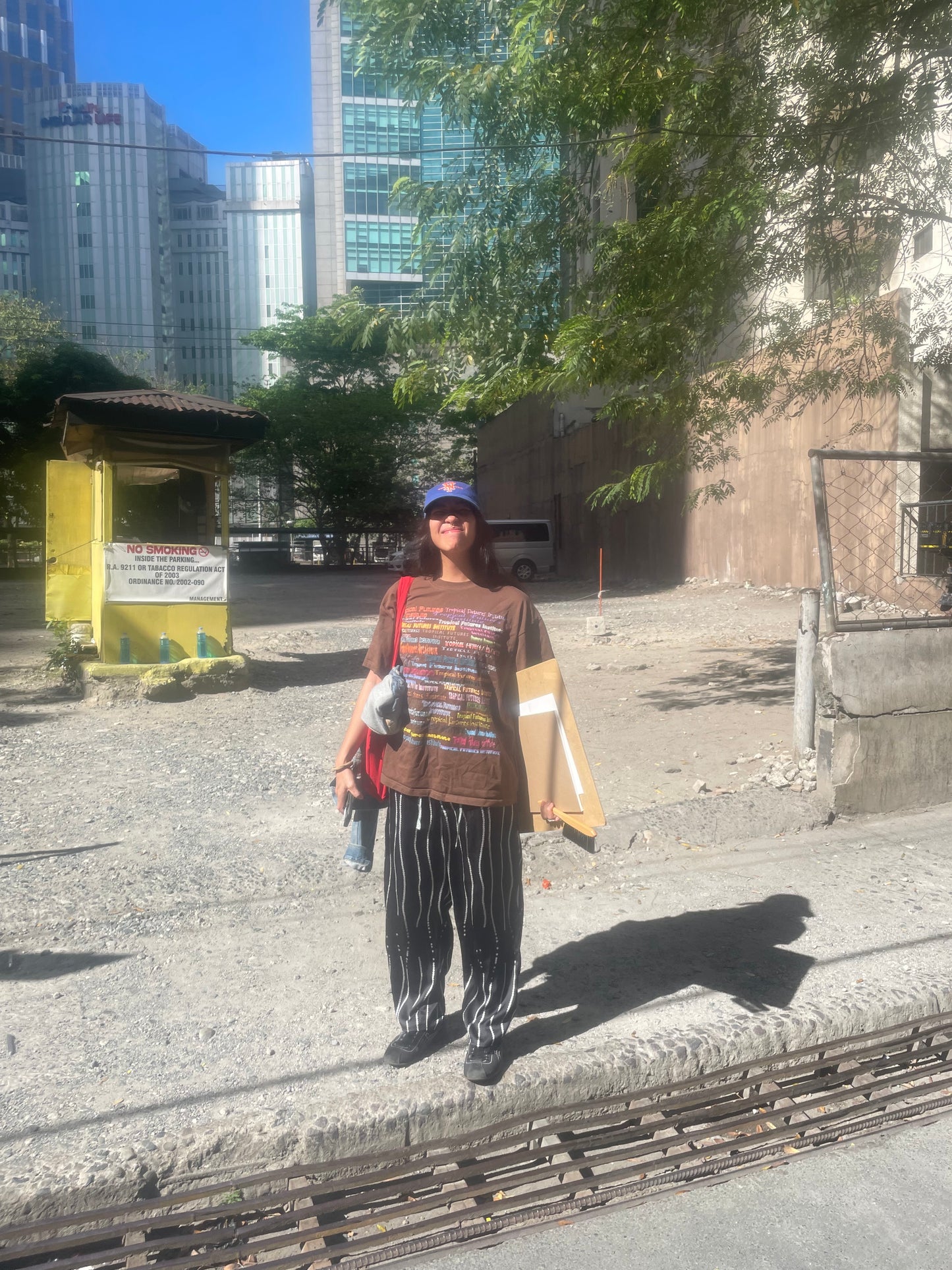 CoolText Logo on Brown Tee