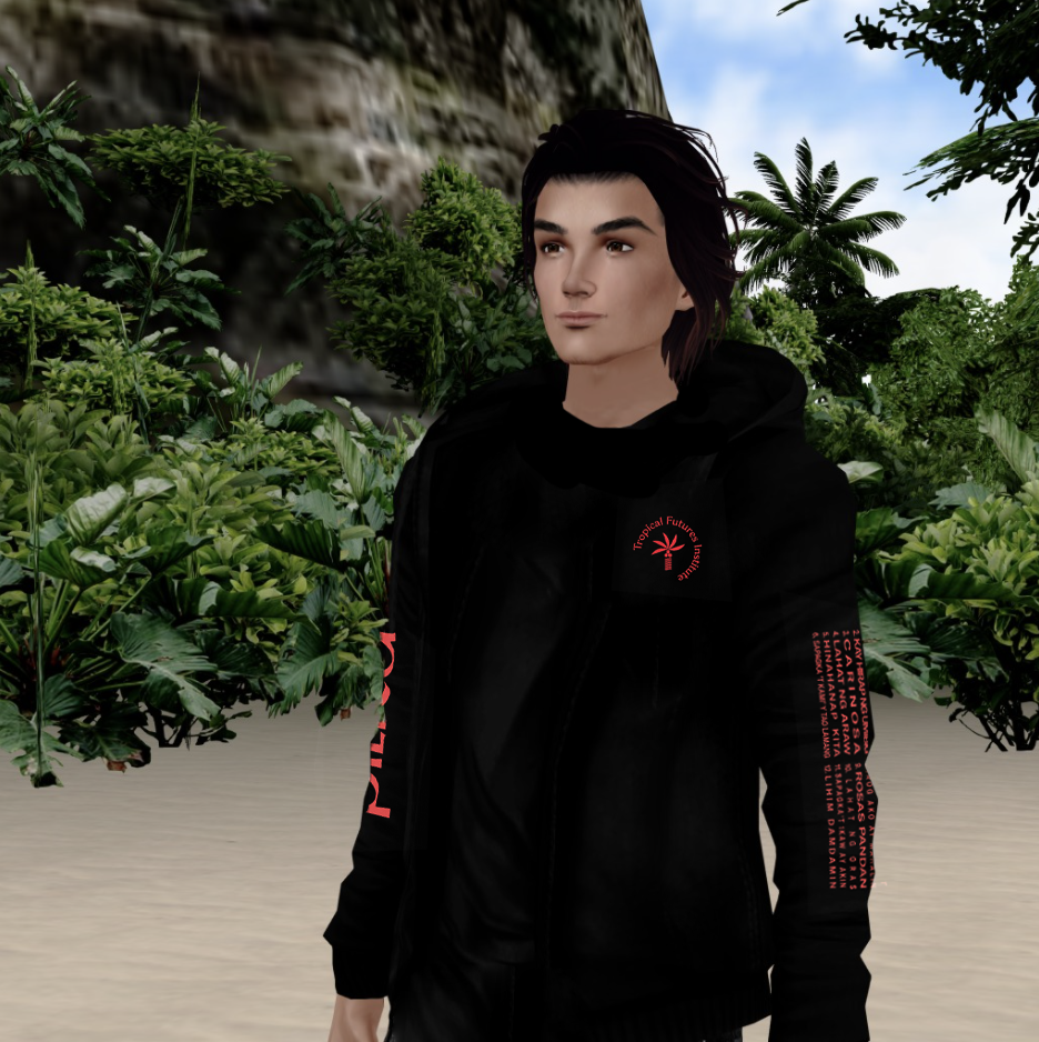 Philippine Love Songs OG Red on Black Hoodie