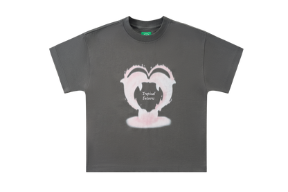 I <3 Dolphins Carbon Gray Baby Tee