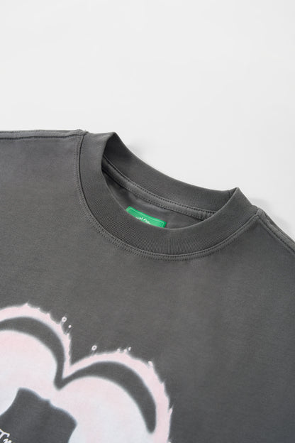 I <3 Dolphins Carbon Gray Baby Tee
