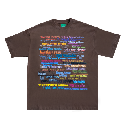 CoolText Logo on Brown Tee