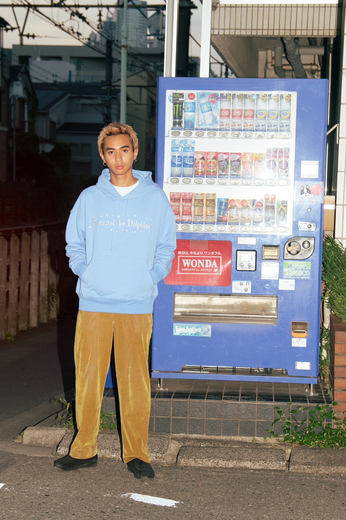 Protected by Dolphins Lightweight Hoodie