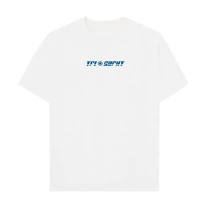 Goodfight x Tropical Futures Cyber Cafe Hut Tee White