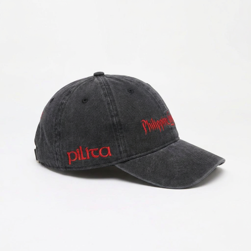 Philippine Love Songs Washed Dad Cap, side view