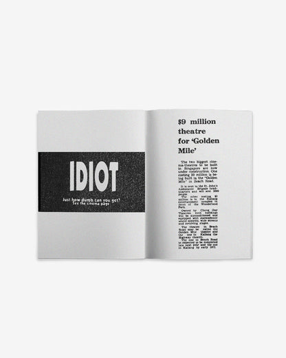 GMT Zine, inside spread