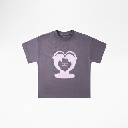 I <3 Dolphins Lavender Baby Tee