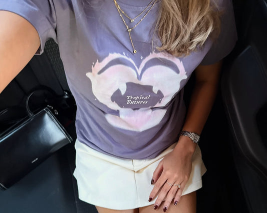 I <3 Dolphins Lavender Baby T-Shirt