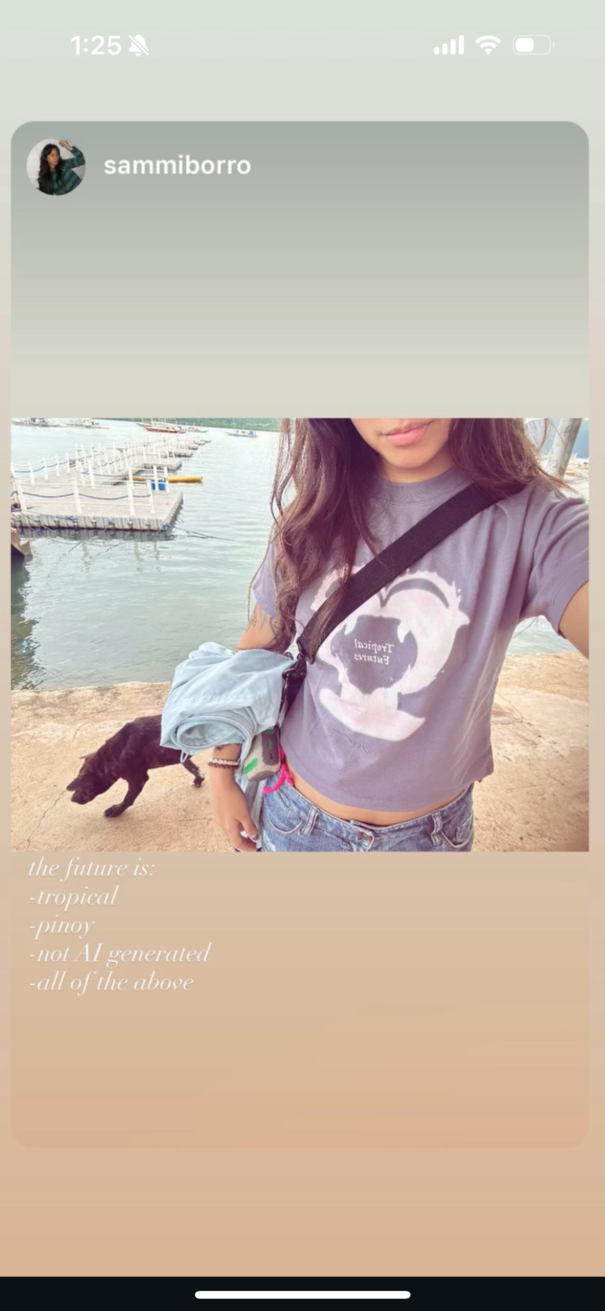 I <3 Dolphins Lavender Baby T-Shirt, worn on model